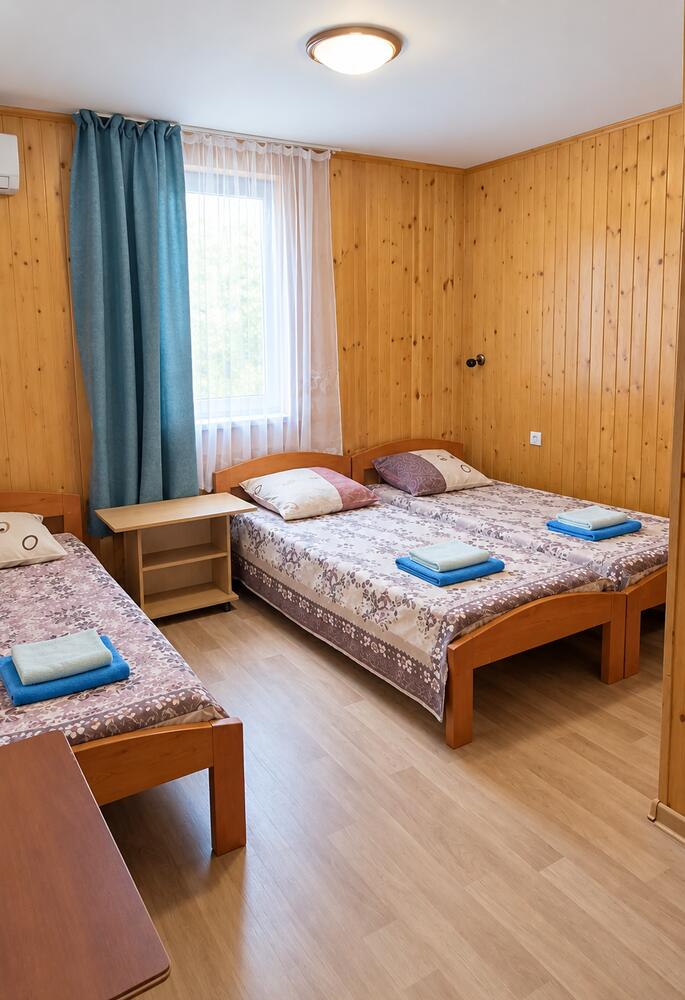 Трёхместный комфорт · деревянная отделка, фото 2 из 5